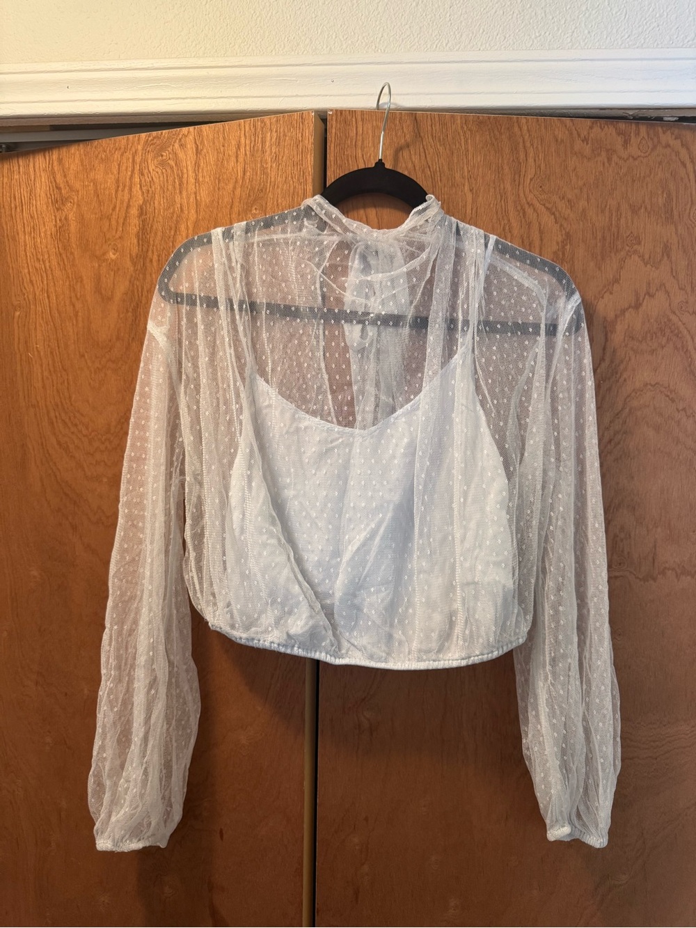 Free People Ellie Mesh Long Sleeve